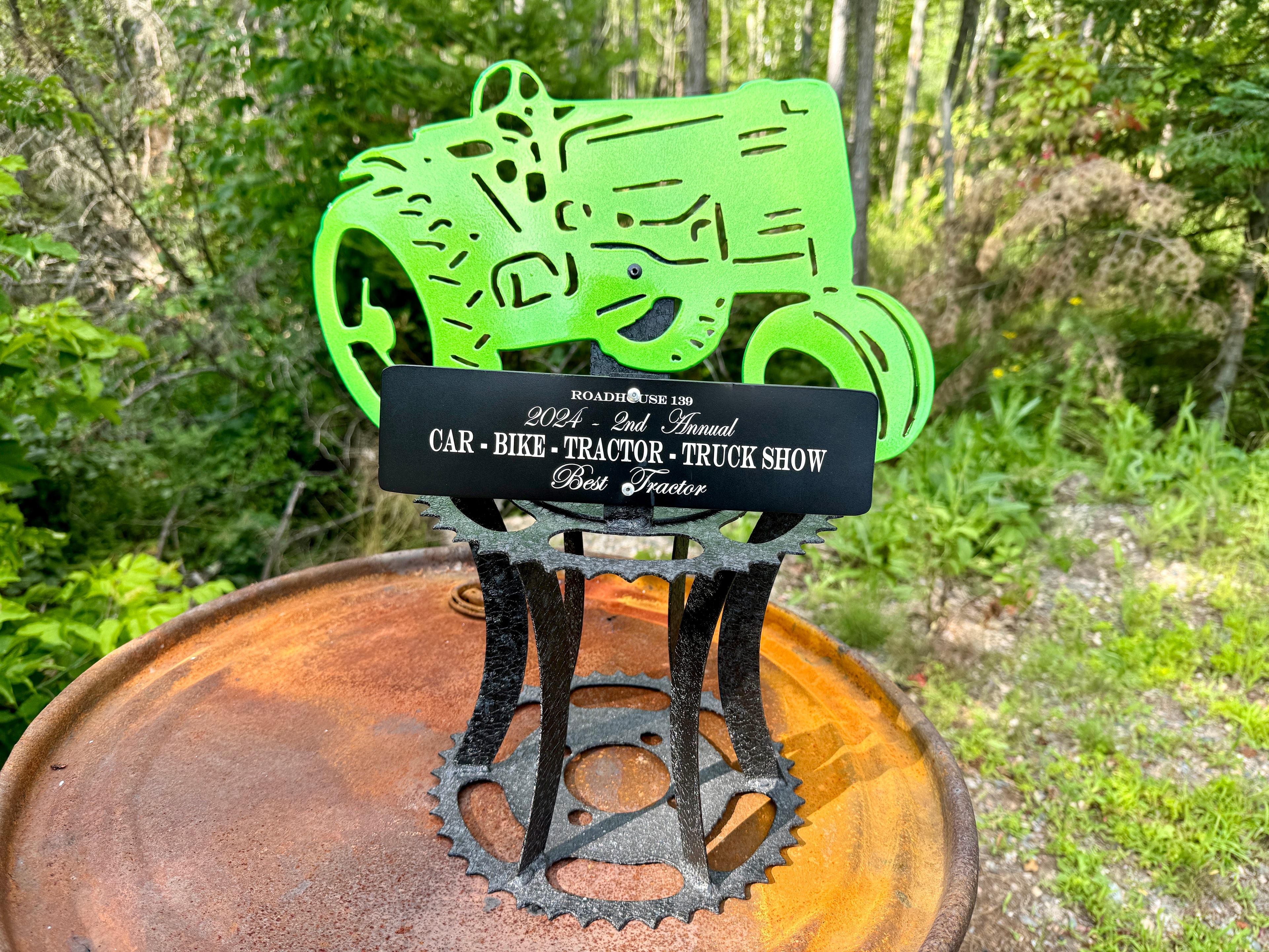 Roadhouse 139 2024 2nd Annual Car-Bike-Tractor-Truck Show — Best Tractor trophy