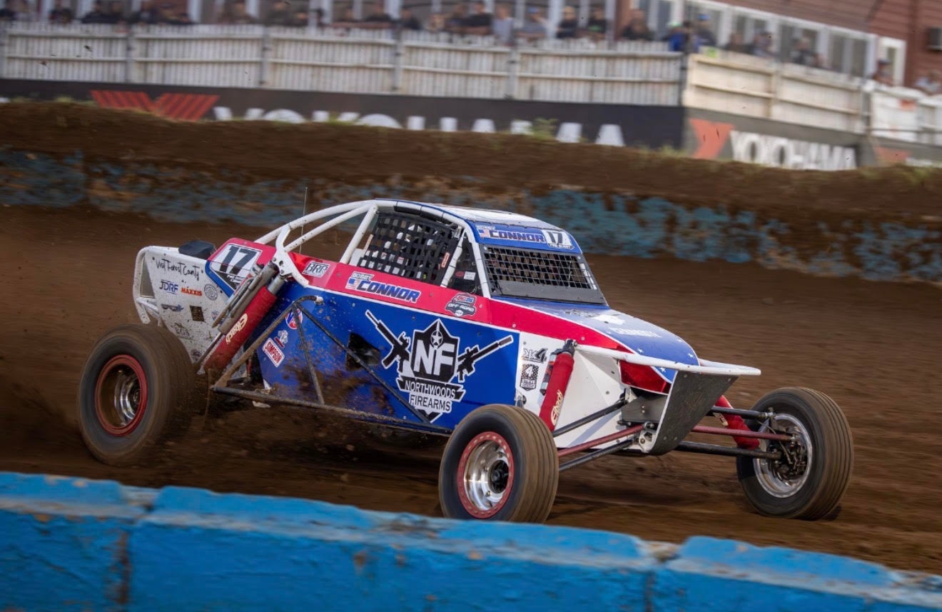Bobby Connor racing the #17 Pro Buggy at Championship Off-Road Series in Crandon, WI